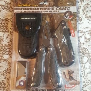 TURBOKNIFE X CAMO & MULTIFUNCTION PLIERS